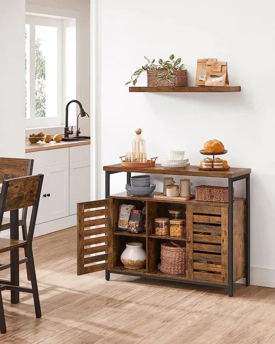 FurnStar - Keukenkast - Keukeneiland - 120x60x90cm - Bruin – 100×35×81.5cm