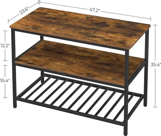 FurnStar - Keukenkast - Keukeneiland - 120x60x90cm - Bruin