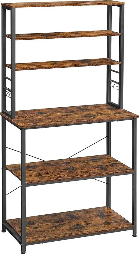 FurnStar - Keukenkast - Keukenrek - 80x40x167cm - Bruin