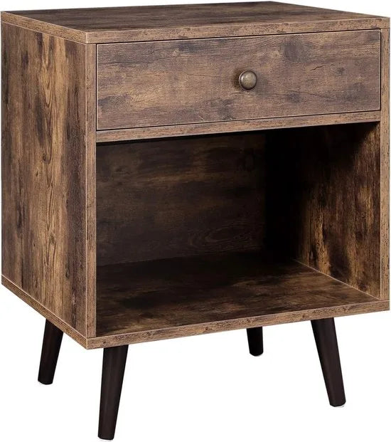 FurnStar - Nachtkastje - Commode - 50x40x58cm - Bruin