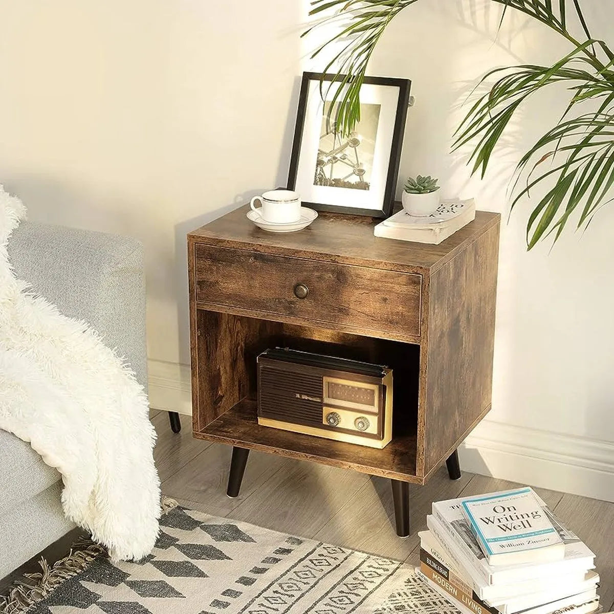 FurnStar - Nachtkastje - Commode - 50x40x58cm - Bruin
