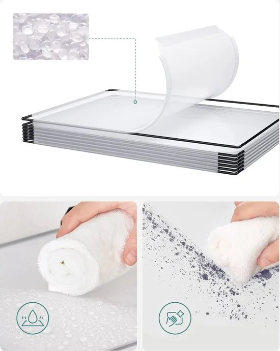 FurnStar - Reksysteem - schoenenrek - set van 16 kubussen - kledingkast van kunststof - met deuren - steekrek - opslag van kleding - schoenen en boeken - eenvoudige montage - wit