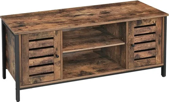 FurnStar tv meubel - Tv kast - 110x40x50cm - Bruin