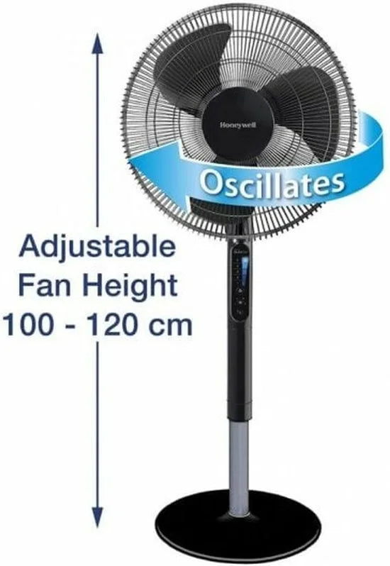 Honeywell HSF600BE4 - Statiefventilator - Zwart