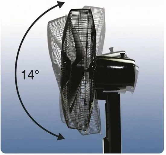 Honeywell HSF600BE4 - Statiefventilator - Zwart