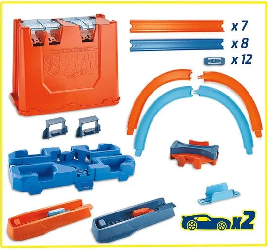 Hot Wheels Track Builder Luxe Stuntbox - Racebaan