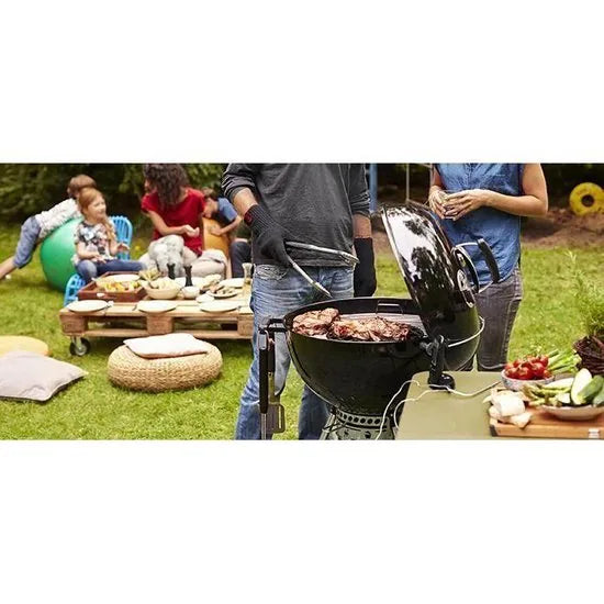 Houtskoolbarbecue met Deksel en Wielen Weber Master Touch (65 x 72 x 107 cm)