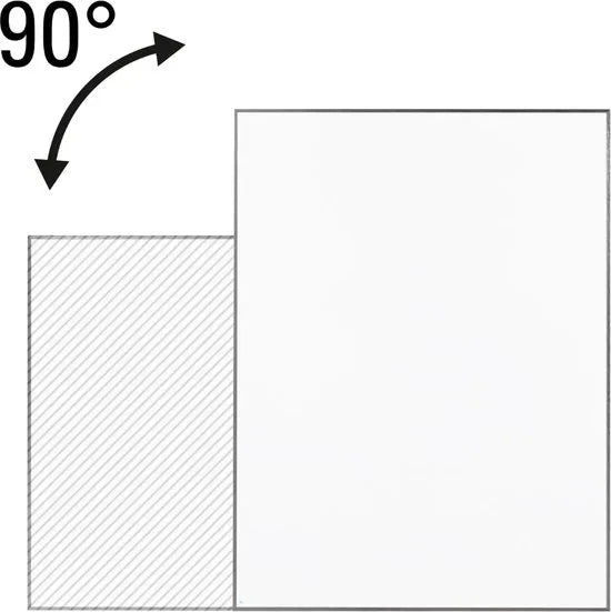 Infrarood Verwarmingspaneel 550W staand of hangend - Paneel - Verwarming vrijstaand - Verplaatsbaar - Heater