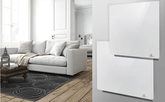 Infrarood Verwarmingspaneel 550W staand of hangend - Paneel - Verwarming vrijstaand - Verplaatsbaar - Heater