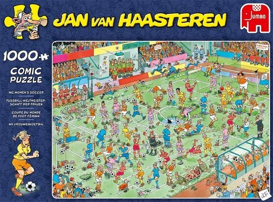 Jan van Haasteren WK Vrouwenvoetbal puzzel - 1000 Stukjes