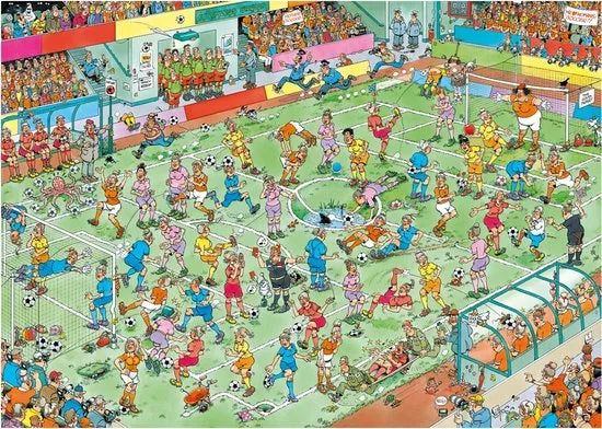 Jan van Haasteren WK Vrouwenvoetbal puzzel - 1000 Stukjes