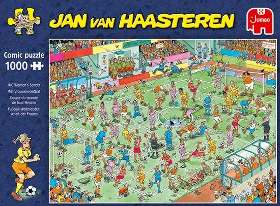 Jan van Haasteren WK Vrouwenvoetbal puzzel - 1000 Stukjes