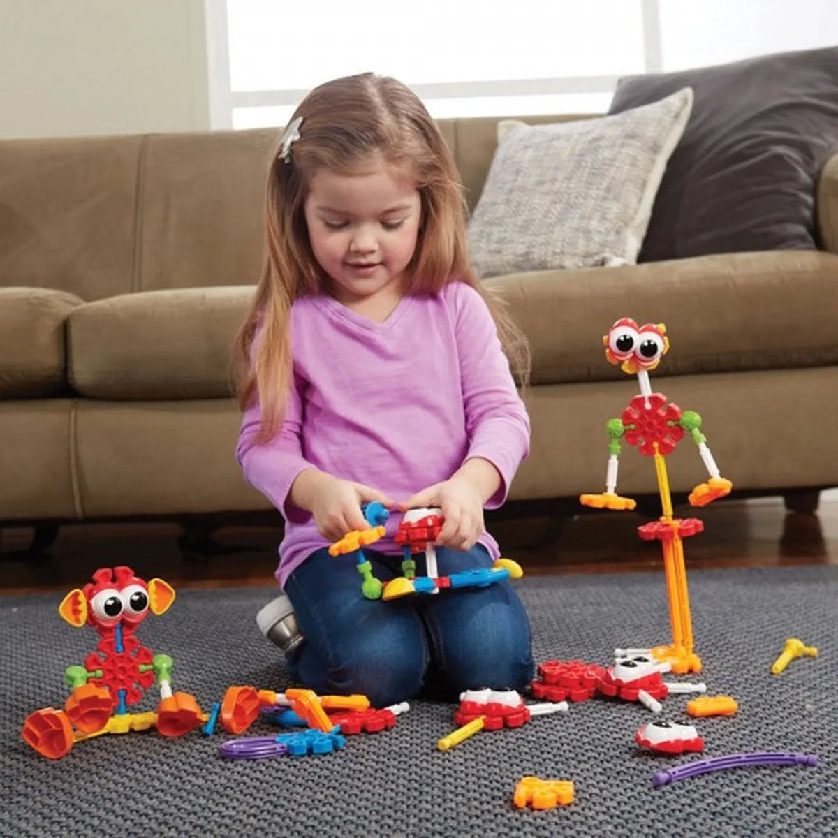 K'NEX Kid Zoo Friends – Dieren Bouwset – 30 Bouwideeën – 55 Onderdelen – Vanaf 3 Jaar