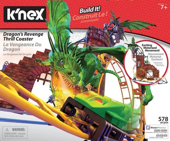 K'NEX Thrill Ride - Dragon Revenge Achtbaan - Bouwset