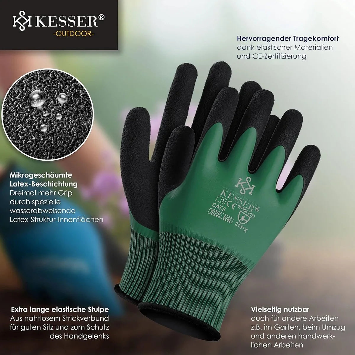 KESSER® Tuinkar Handtrekwagen 550 kg belastbare transportkar tuinkar afneembaar zeil gereedschapswagen veelzijdig te gebruiken incl. handschoenen - 550Kg (Zwart)