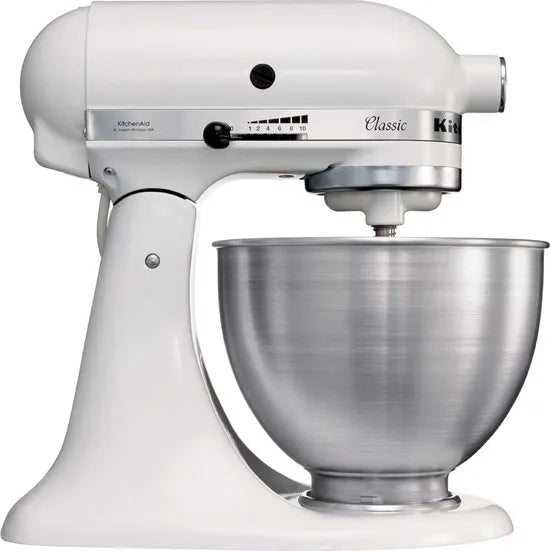 Kitchenaid 5K45SSEWH - Keukenmachine - 4.3 L mengkom - wit