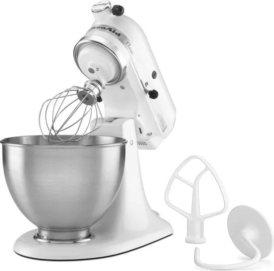 Kitchenaid 5K45SSEWH - Keukenmachine - 4.3 L mengkom - wit