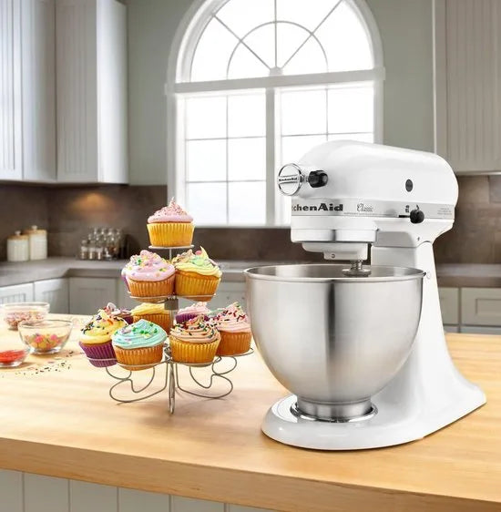 Kitchenaid 5K45SSEWH - Keukenmachine - 4.3 L mengkom - wit