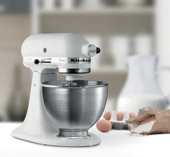 Kitchenaid 5K45SSEWH - Keukenmachine - 4.3 L mengkom - wit