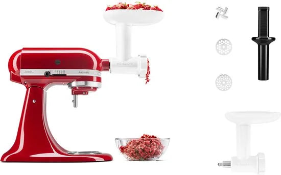 Kitchenaid 5KSMFGA - Hakmolen - Vleesmolen - Wit
