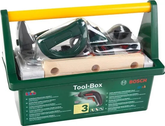 Klein Toys Bosch Speelgoed Gereedschapskoffer - met lxoline Accuschroevendraaier