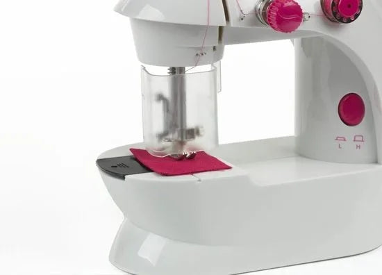 Klein Toys Fashion Passion kindernaaimachine - incl. alle benodigdheden - wit roze