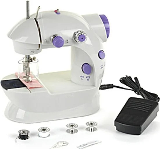 Klein Toys Fashion Passion kindernaaimachine - incl. alle benodigdheden - wit roze