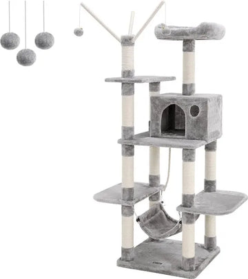 Krabpaal voor zware katten - Kat toren - Krabpaal boomstam - Hoge krabpaal - Krabpaal voor grote katten - Stevige krabpaal - Krabpaal voor katten - XL - Kattenverblijf