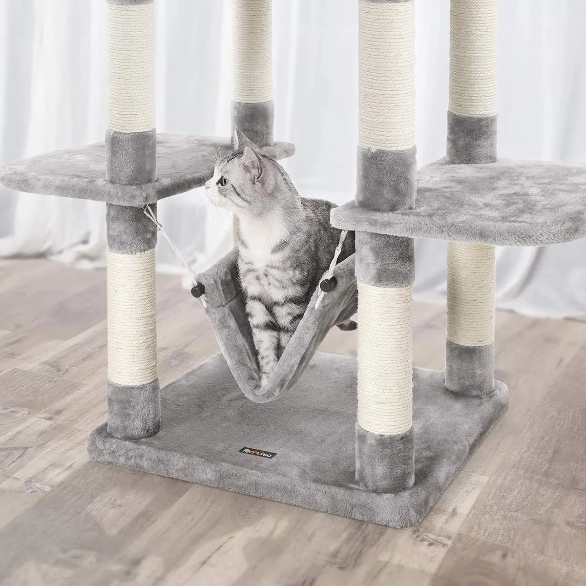 Krabpaal voor zware katten - Kat toren - Krabpaal boomstam - Hoge krabpaal - Krabpaal voor grote katten - Stevige krabpaal - Krabpaal voor katten - XL - Kattenverblijf