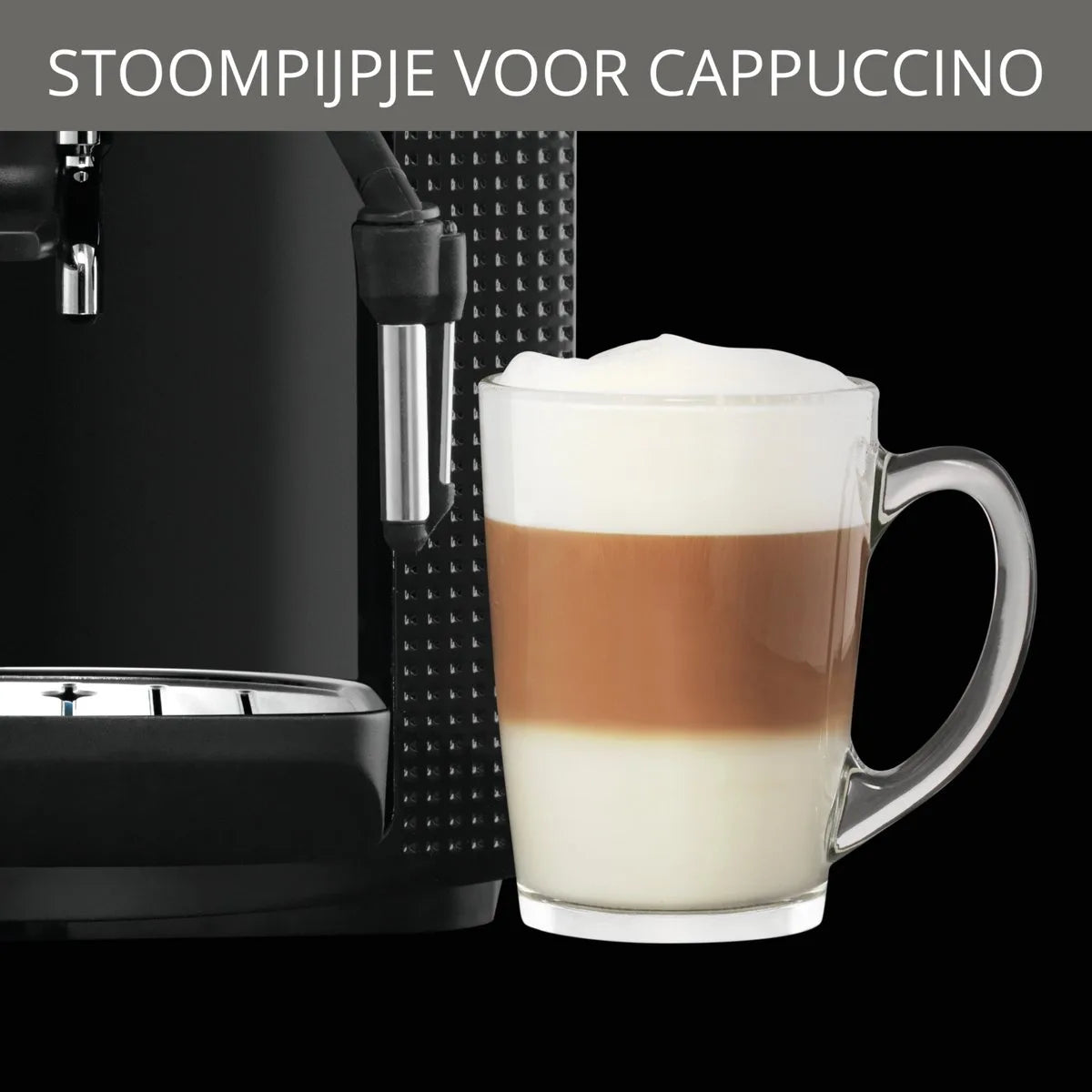 Krups Essential EA8150 - Volautomatische Espressomachine - Thermoblock-systeem - Personaliseren en Favorieten Opslaan - Zwart - Koffiemachine met bonen