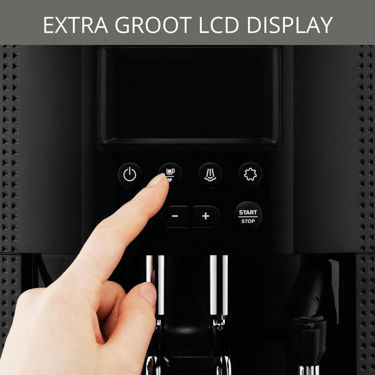 Krups Essential EA8150 - Volautomatische Espressomachine - Thermoblock-systeem - Personaliseren en Favorieten Opslaan - Zwart - Koffiemachine met bonen