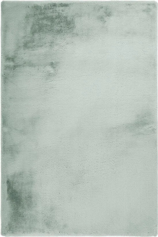 Lalee Heaven – Hoogpolig- Superzachte Badmat – Antislip – Douchemat – Toiletmat – Wasbaar – Voor Badkamer - 40x60 cm - Jade/Groen