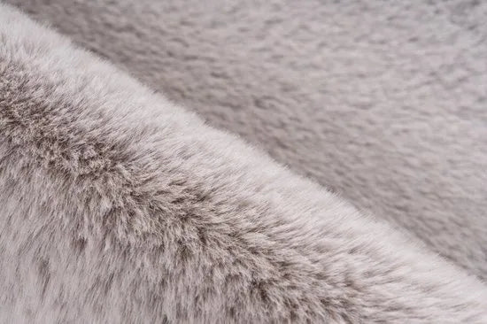 Lalee Heaven – Hoogpolig- Superzachte Badmat – Antislip – Douchemat – Toiletmat – Wasbaar – Voor Badkamer - 40x60 cm - Zilver