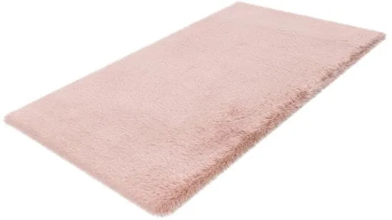 Lalee Heaven – Superzachte Badmat – Antislip – Hoogpolig – Douchemat – Toiletmat – Wasbaar – Voor Badkamer – Powder Pink – 50x90 cm