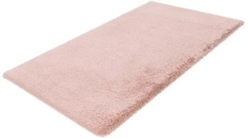 Lalee Heaven – Superzachte Badmat – Antislip – Hoogpolig – Douchemat – Toiletmat – Wasbaar – Voor Badkamer – Powder Pink – 50x90 cm