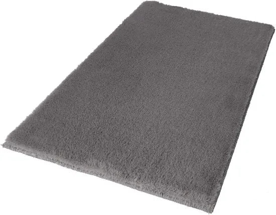 Lalee Heaven – Superzachte Badmat – Antislip – Hoogpolig – Douchemat – Toiletmat – Wasbaar – Voor Badkamer -Duifgrijs – 40x60 cm