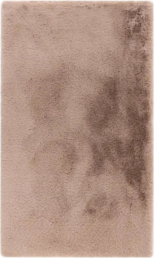 Lalee Heaven – Superzachte Badmat – Antislip – Hoogpolig – Douchemat – Toiletmat – Wasbaar – Voor Badkamer –Taupe - 40x60