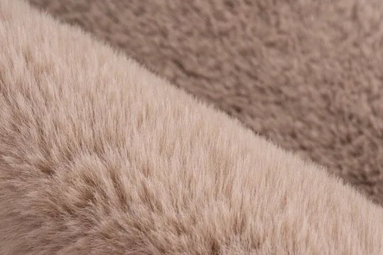Lalee Heaven – Superzachte Badmat – Antislip – Hoogpolig – Douchemat – Toiletmat – Wasbaar – Voor Badkamer 67x110 cm - Taupe