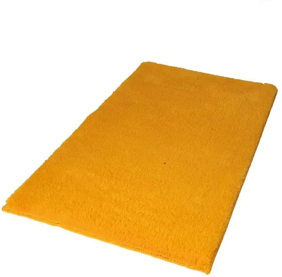 Lalee Heaven – Superzachte Badmat – Antislip – Hoogpolig – Douchemat – Wasbaar – Voor Badkamer Geel 67 x 110 cm