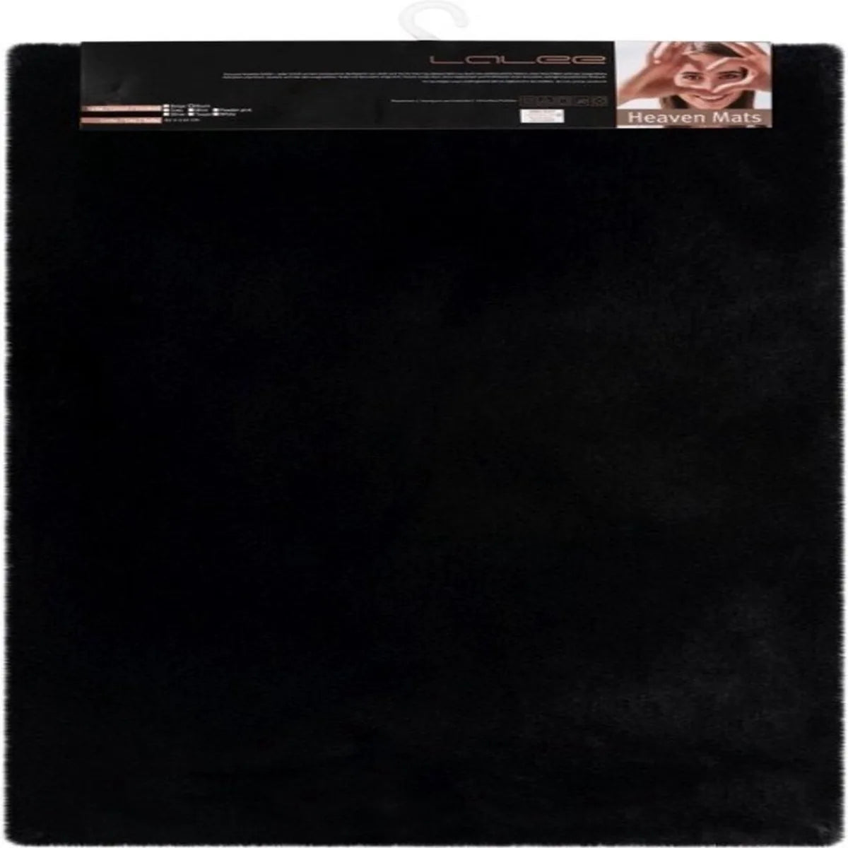 Lalee Vacht Badmat Antislip - 40x60 cm - Zwart- Douchemat - Superzacht - Toiletmat