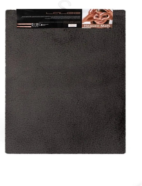 Lalee Vacht Badmat Antislip - 50x90 cm - Grijs- Douchemat - Superzacht - Toiletmat