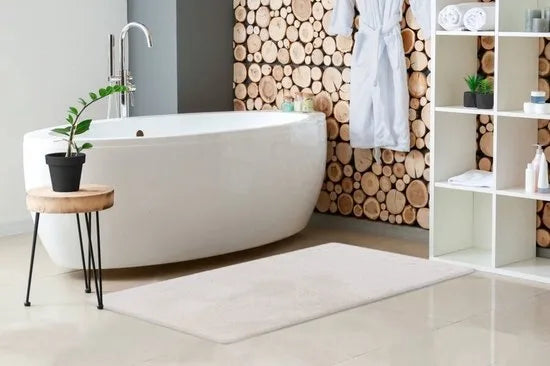 Lalee Vacht Badmat Antislip - 50x90 cm - Wit- Douchemat - Superzacht - Toiletmat