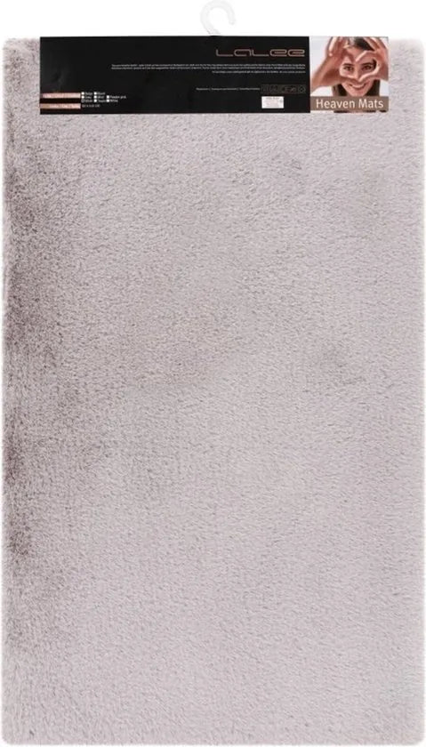 Lalee Vacht Badmat Antislip - 50x90 cm - Zilver - Douchemat - Superzacht - Toiletmat