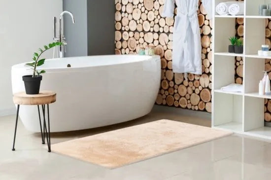 Lalee Vacht Badmat Antislip - Douchemat - Superzacht - Toiletmat - 40x60 cm - Beige