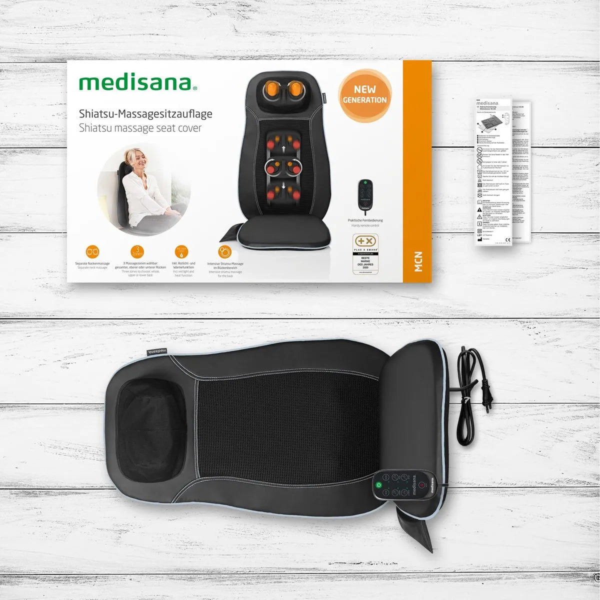 LuxeLivin' - SLuxeLivin' -atsu massagekussen MCN zwart