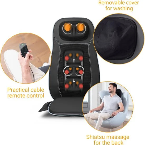 LuxeLivin' - SLuxeLivin' -atsu massagekussen MCN zwart