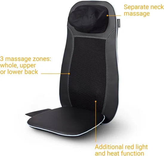 LuxeLivin' - SLuxeLivin' -atsu massagekussen MCN zwart