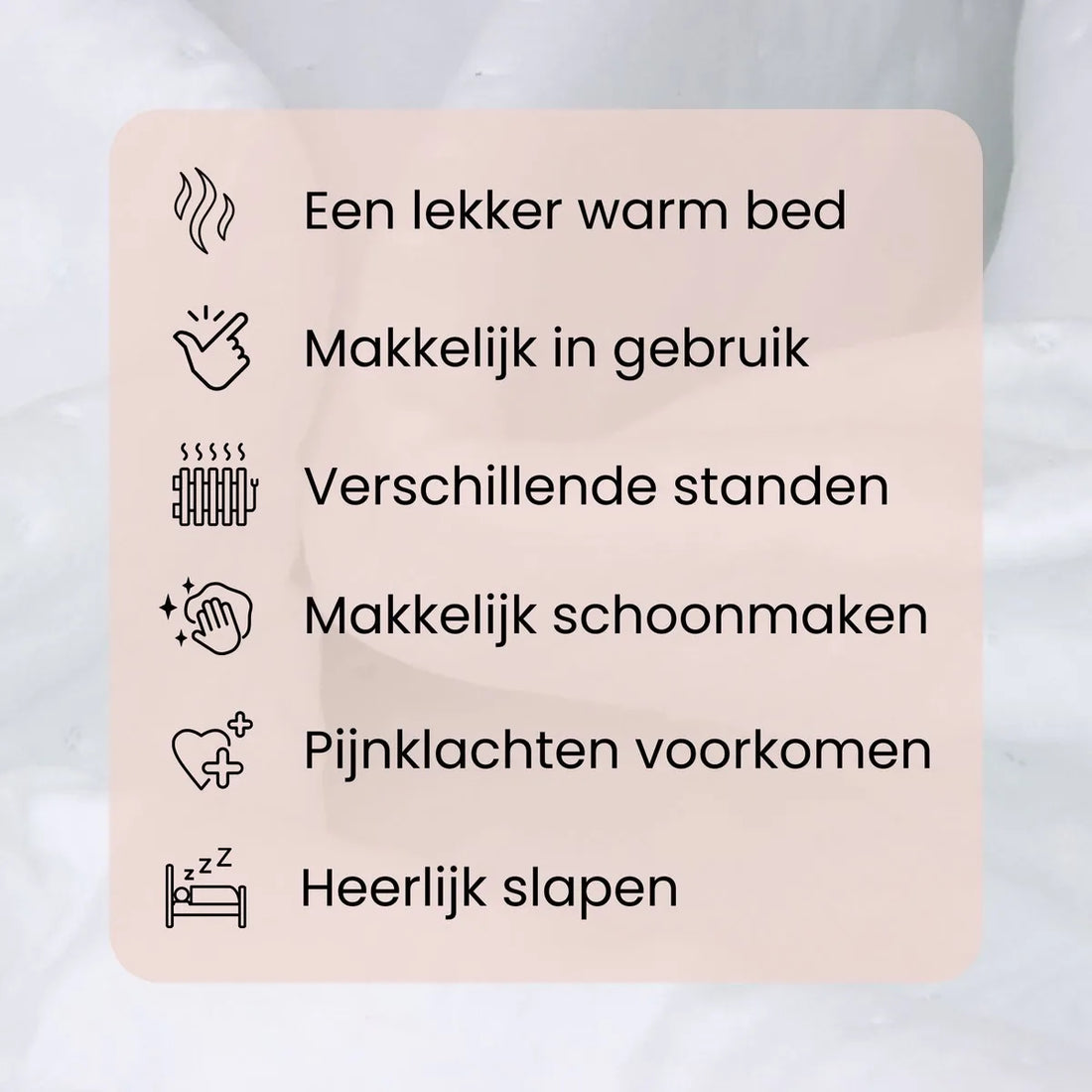 Lydsto elektrische deken 2 persoons warmte onderdeken dubble schakkelaren 3 standen 120Watt automatische uitschakeling overhittingsbescherming 2 personen 170x150cm wit