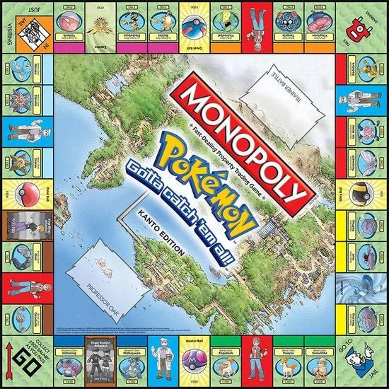 Monopoly Pokémon Kanto Edition - Bordspel