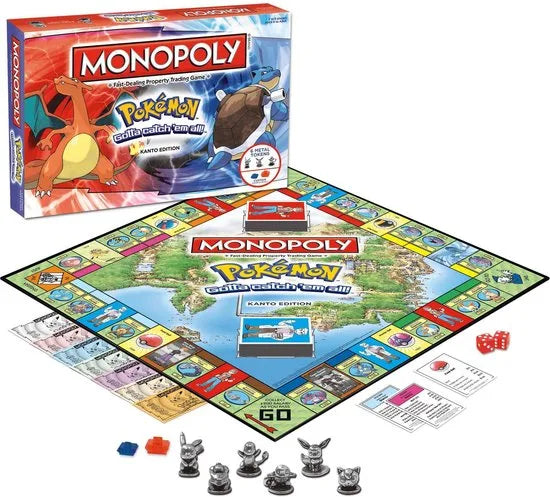 Monopoly Pokémon Kanto Edition - Bordspel